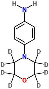 (图片) MC004503 4-Morpholinoaniline-d8